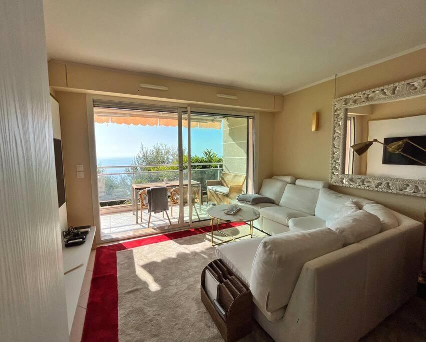 Les Jardins De Monaco Vue Mer Et Piscine Apartman Saint-Antoine  Kültér fotó